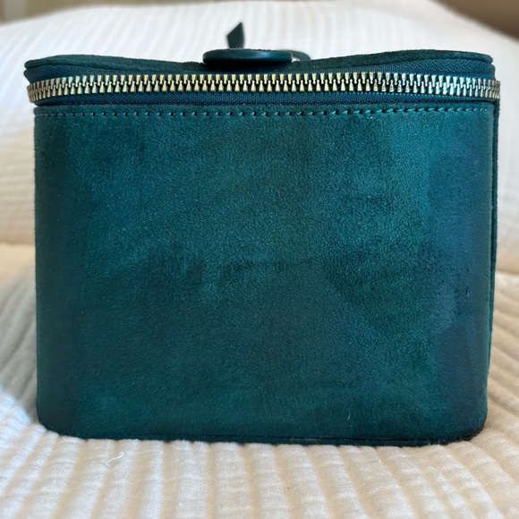 Green Suede Women's Bag - Picture 4 of 10